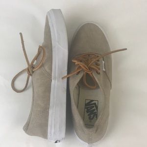 Authentic Washed beige vans Womens Old school
